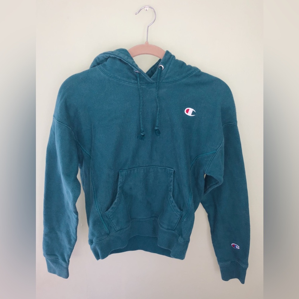 dark turquoise CHAMPION hoodie 💚
